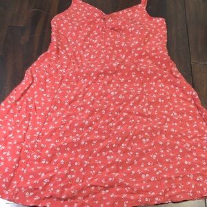 GAP Red Floral Kids Casual Dress